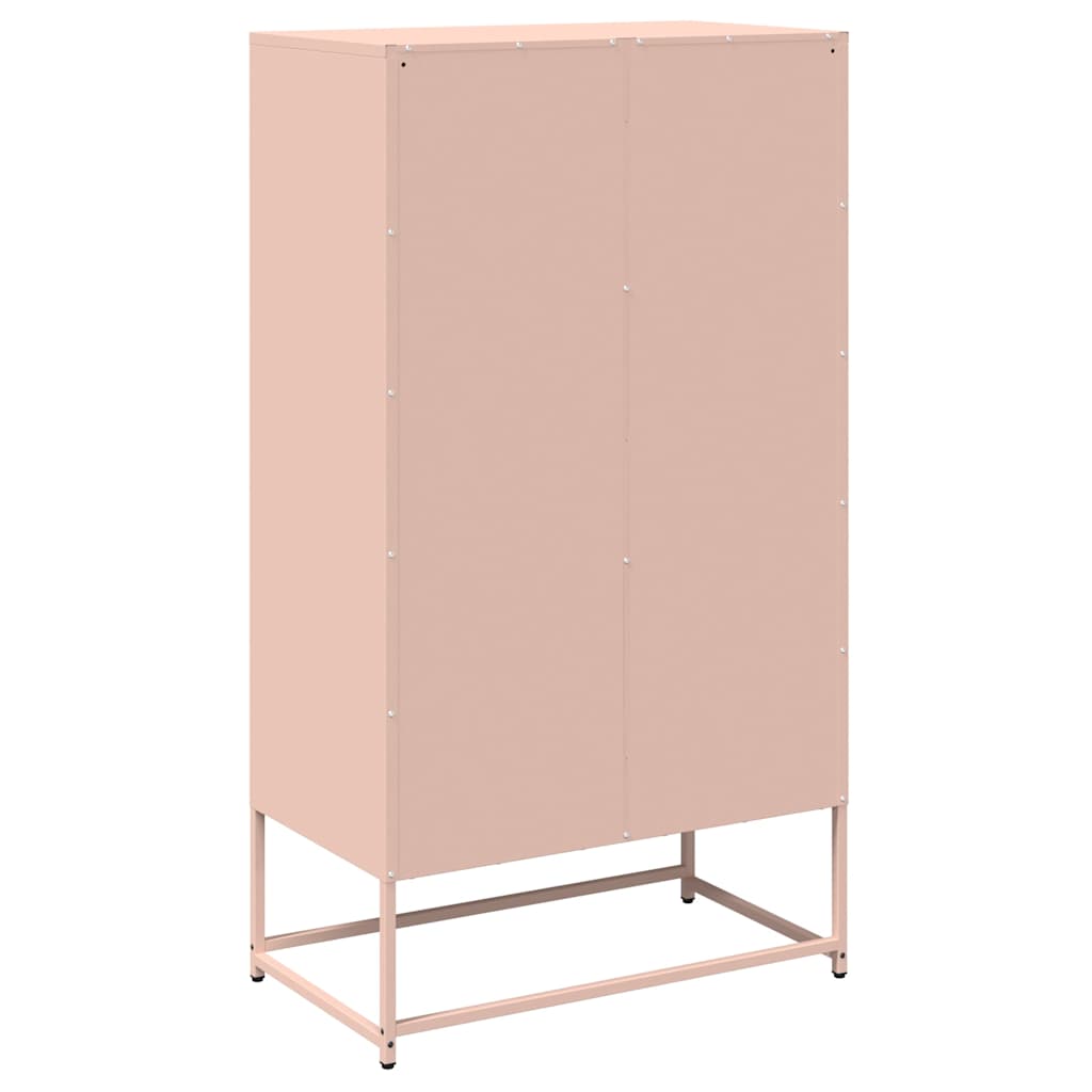 Highboard Rosa 68x39x123 cm Stahl