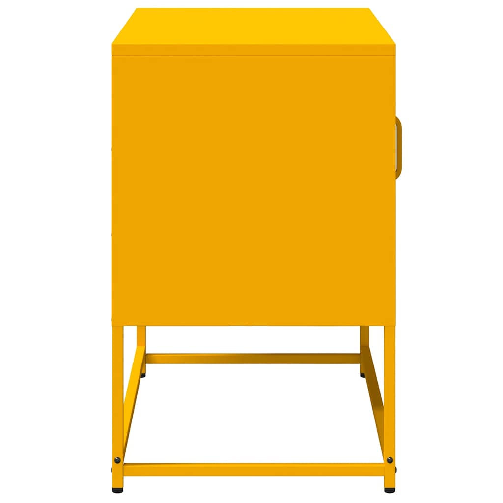 TV-Schrank Senfgelb 68x39x60,5 cm Stahl