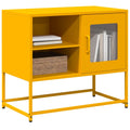 TV-Schrank Senfgelb 68x39x60,5 cm Stahl