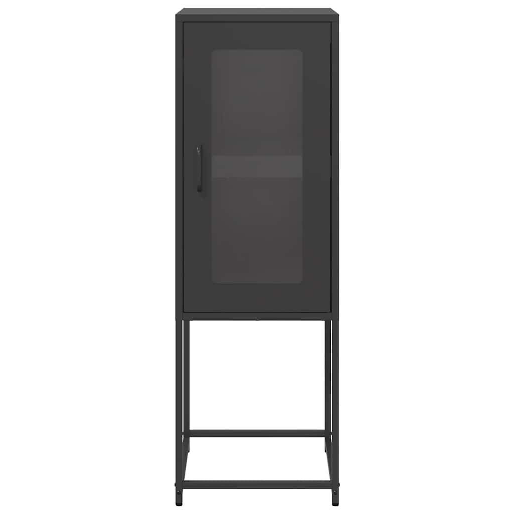 Sideboard Schwarz 36x39x107 cm Kaltgewalzter Stahl
