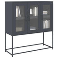 Sideboard Anthrazit 100,5x39x107 cm Kaltgewalzter Stahl
