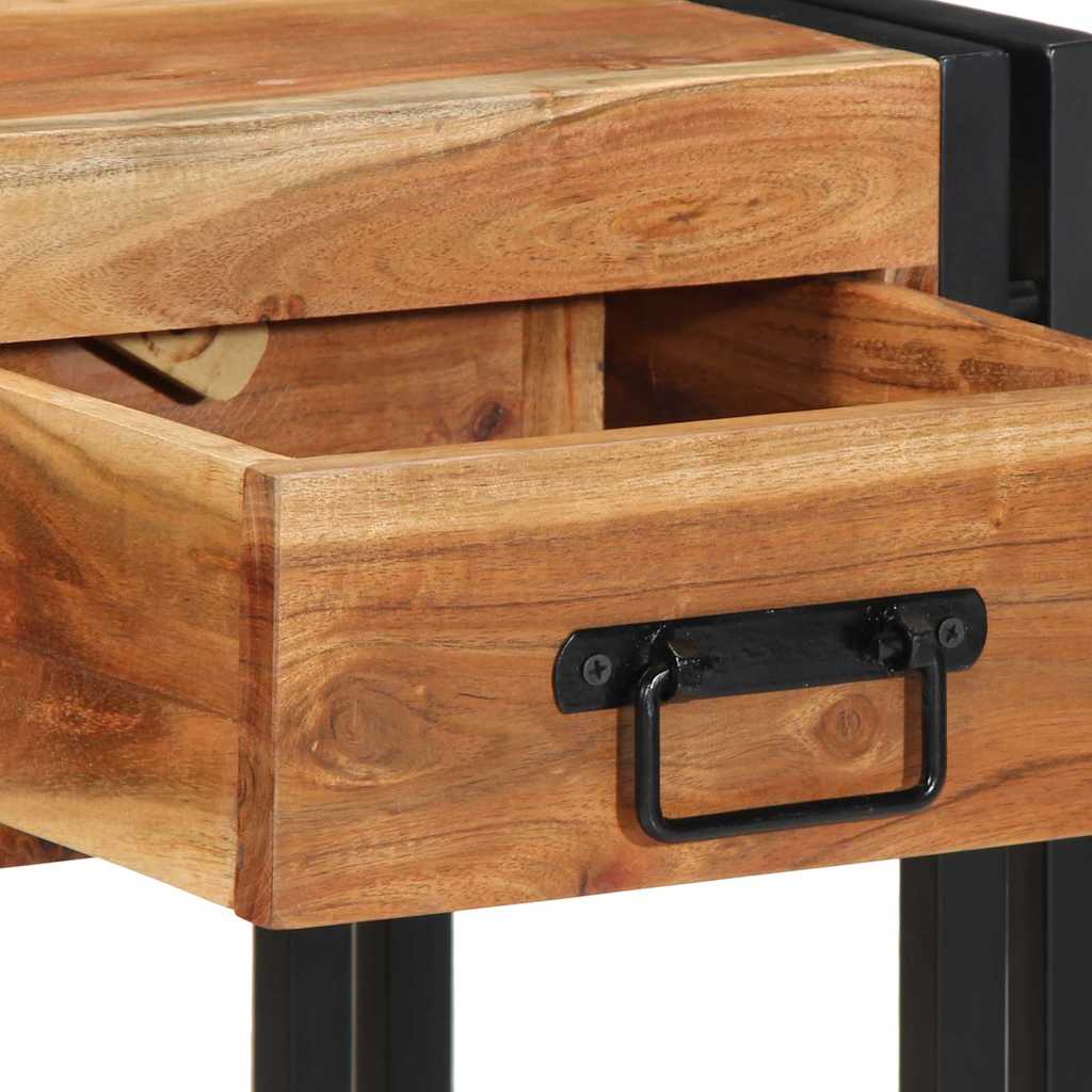 Nachttisch 2 pcs Braun 40 x 35 x 50 cm Massivholz Akazie