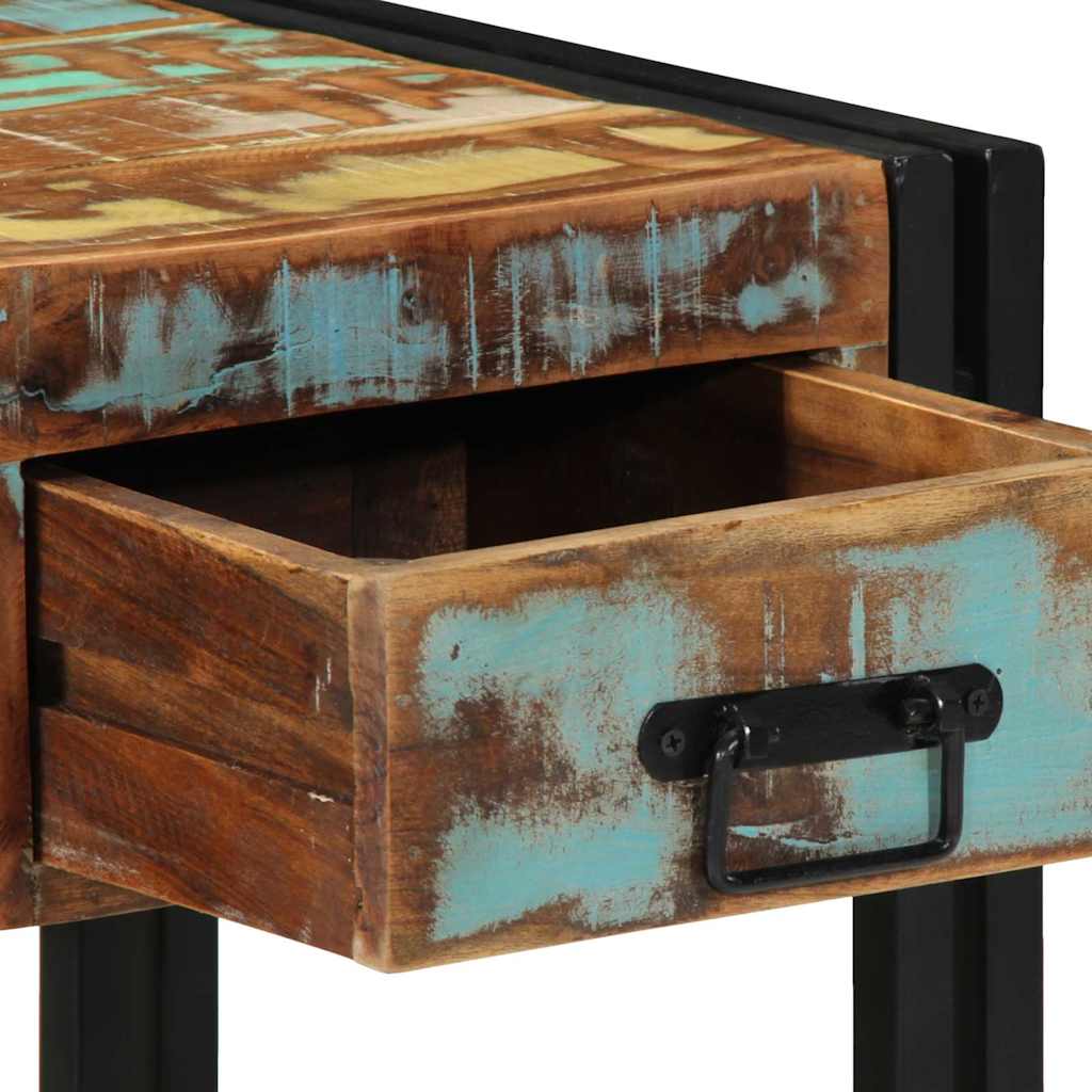 Nachttisch 2 pcs 40 x 40 x 50 cm Massives upgecyceltes Holz