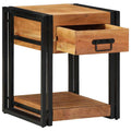Nachttisch Braun 40 x 40 x 50 cm Massivholz Akazie