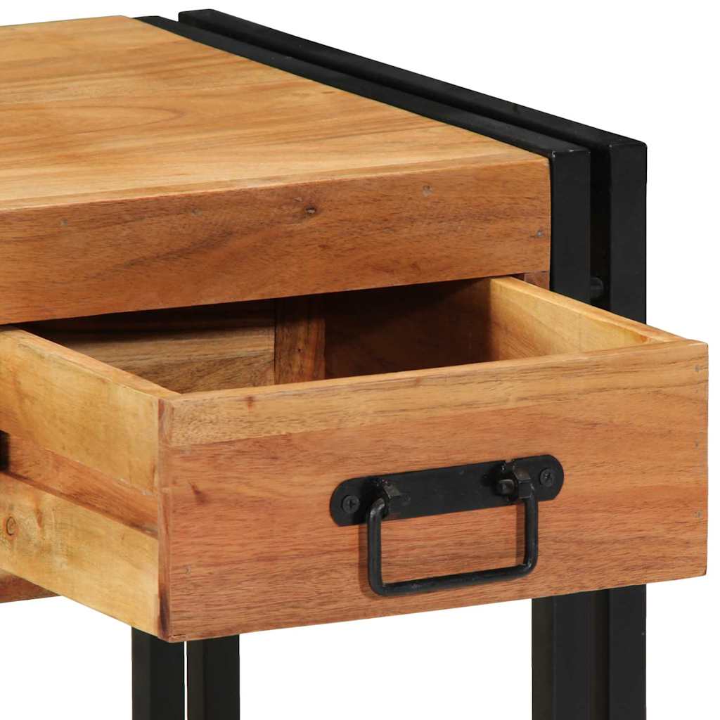 Nachttisch 2 pcs Braun 40 x 40 x 50 cm Massivholz Akazie