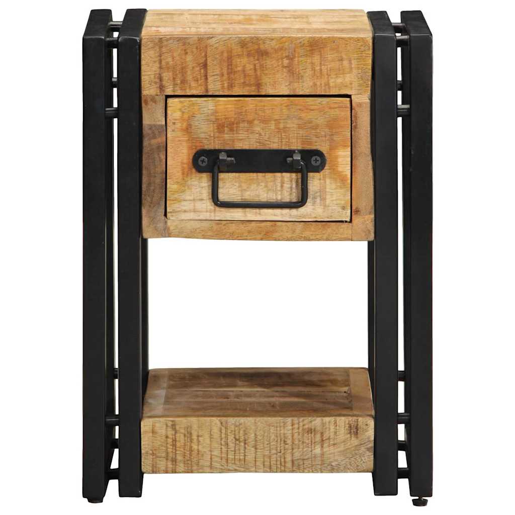 Nachttisch Braun 30 x 30 x 40 cm Massivholz Mango