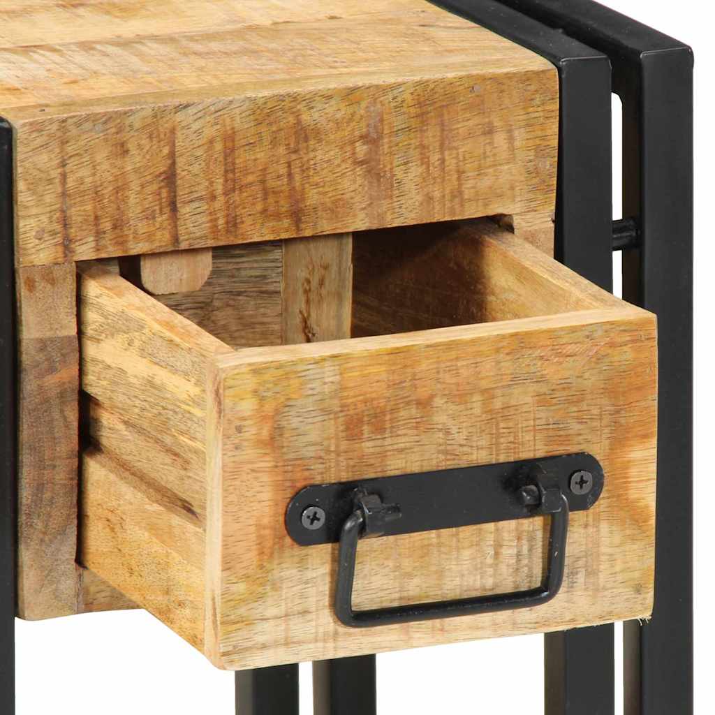 Nachttisch 2 pcs Braun 30 x 30 x 40 cm Massivholz Mango