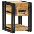 Nachttisch 2 pcs Braun 30 x 30 x 40 cm Massivholz Mango