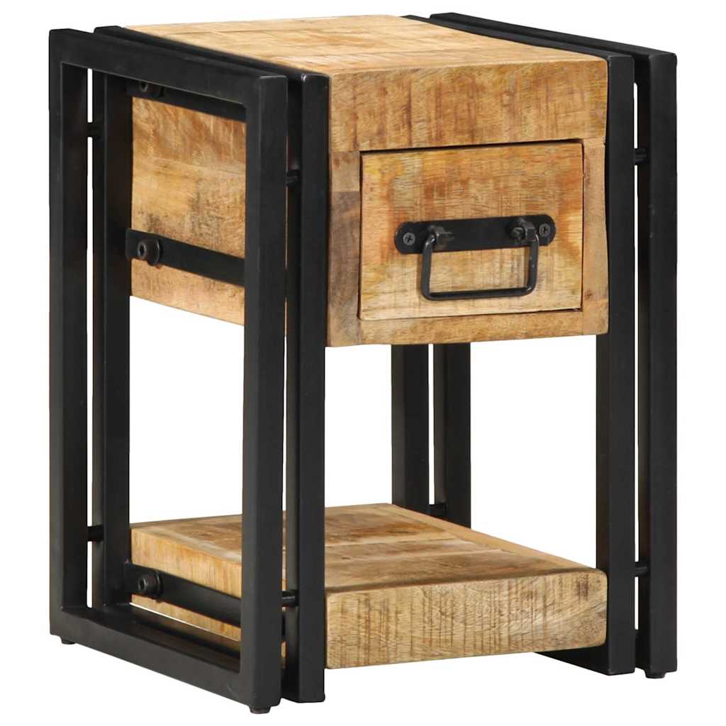 Nachttisch 2 pcs Braun 30 x 30 x 40 cm Massivholz Mango