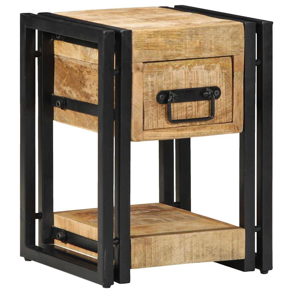 Nachttisch 2 pcs Braun 30 x 30 x 40 cm Massivholz Mango