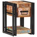 Nachttisch 2 pcs 30 x 30 x 40 cm Massives upgecyceltes Holz