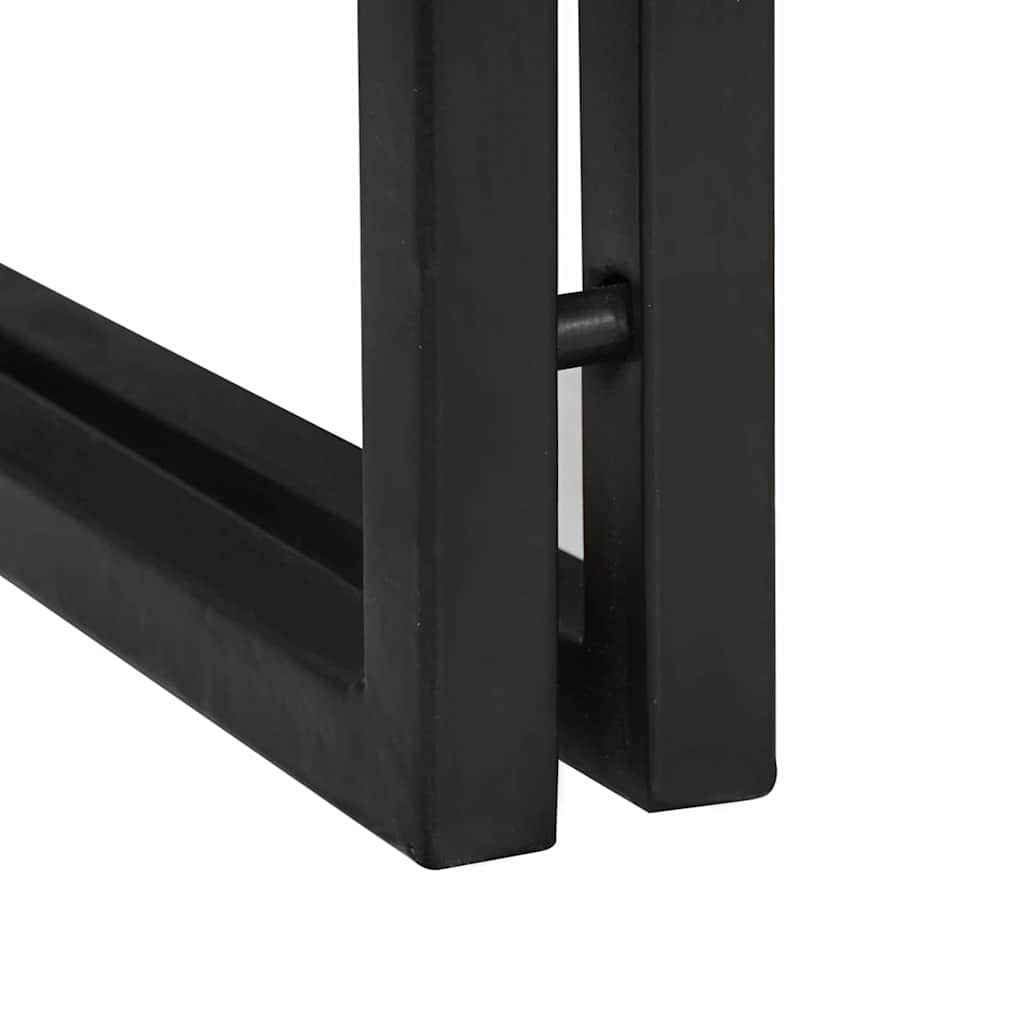 Beistelltisch mit Schubladen 30 x 30 x 40 cm Massivholz Akazie