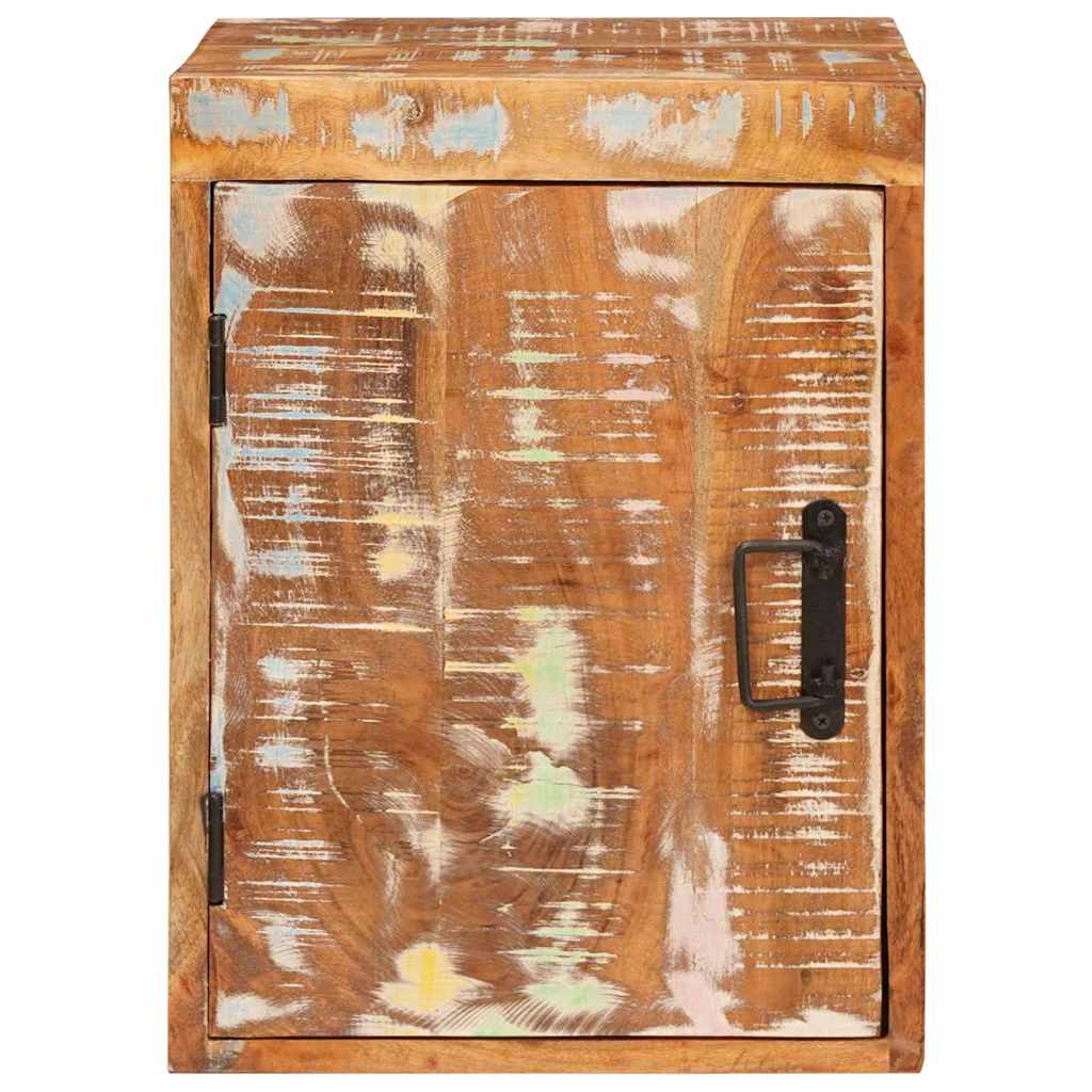 Nachttisch Braun 35 x 33 x 48 cm Massivholz Altholz