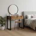 Schlafzimmer-Frisiertische mit Speicher Braun Massivholz Mango