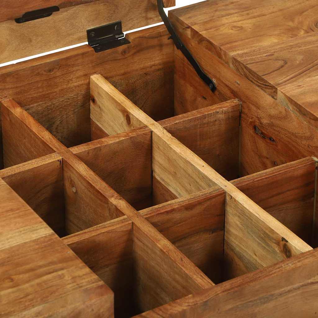 Schlafzimmer-Frisiertische mit Speicher Braun Massivholz Akazie