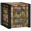 Aufbewahrungsbox 50 x 50 x 50 cm Massives upgecyceltes Holz