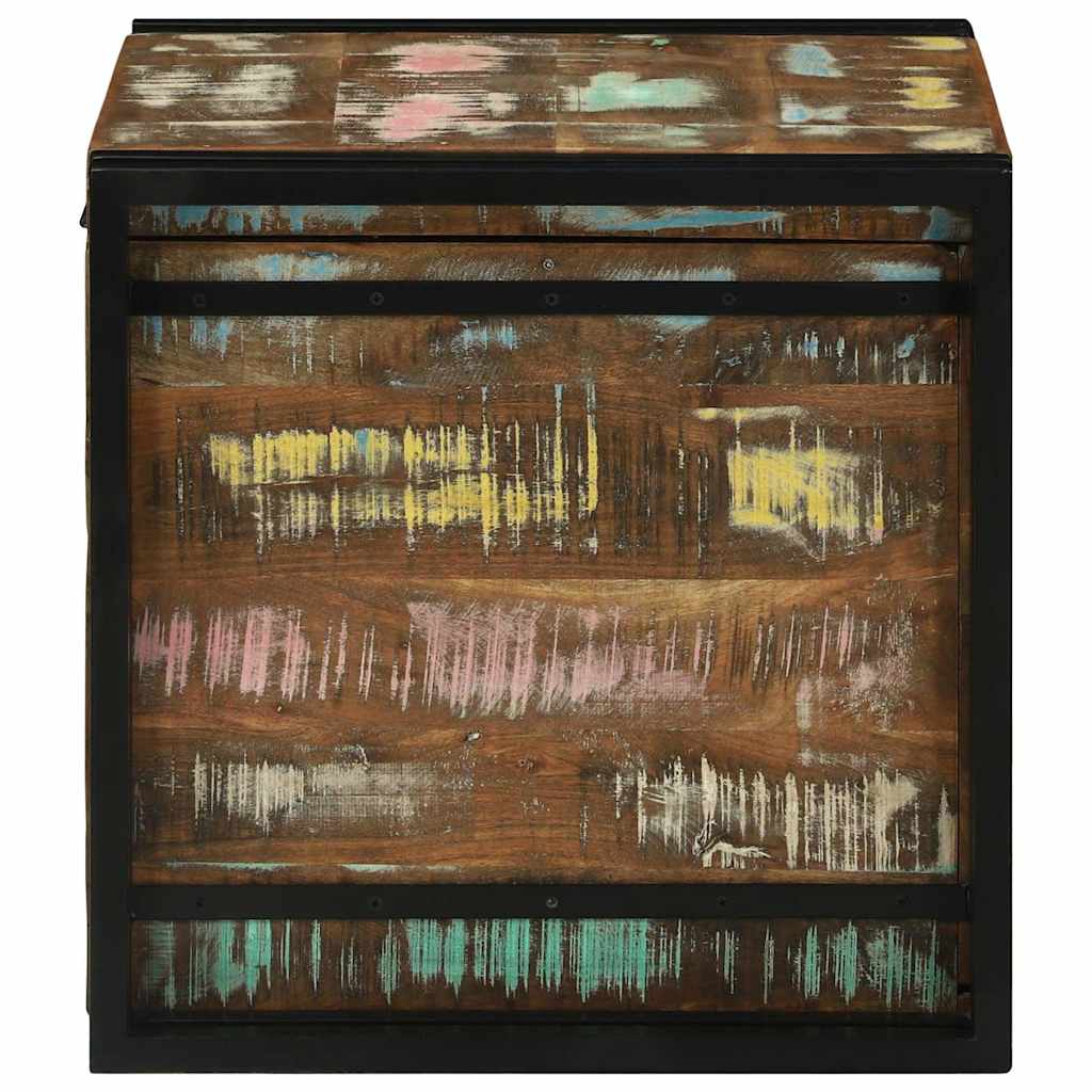 Aufbewahrungsbox 50 x 50 x 50 cm Massives upgecyceltes Holz