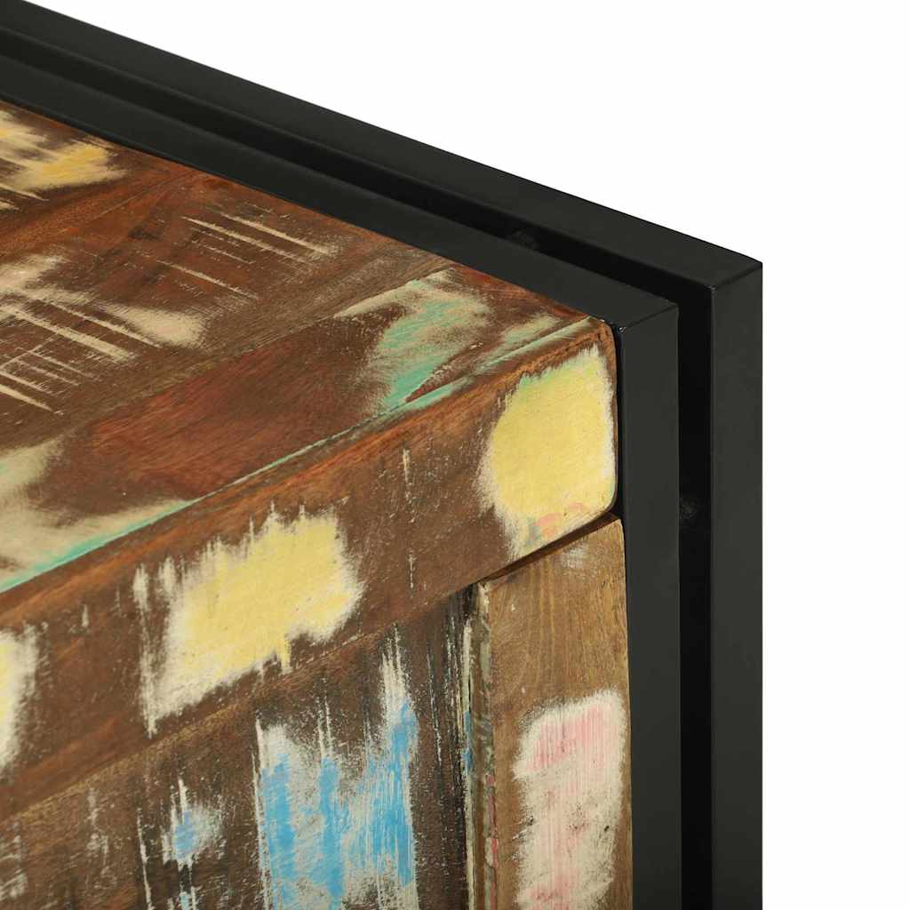Aufbewahrungsbox Braun und Schwarz 60 x 40 x 41 cm Altholz