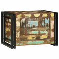 Aufbewahrungsbox Braun und Schwarz 60 x 40 x 41 cm Altholz