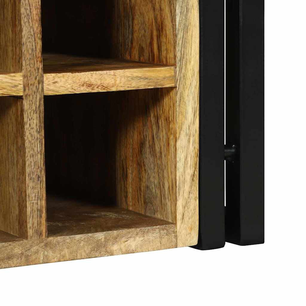 Weinregal 2 pcs 46 x 35 x 27,5 cm Massivholz Mango