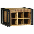 Weinregal 2 pcs 46 x 35 x 27,5 cm Massivholz Mango