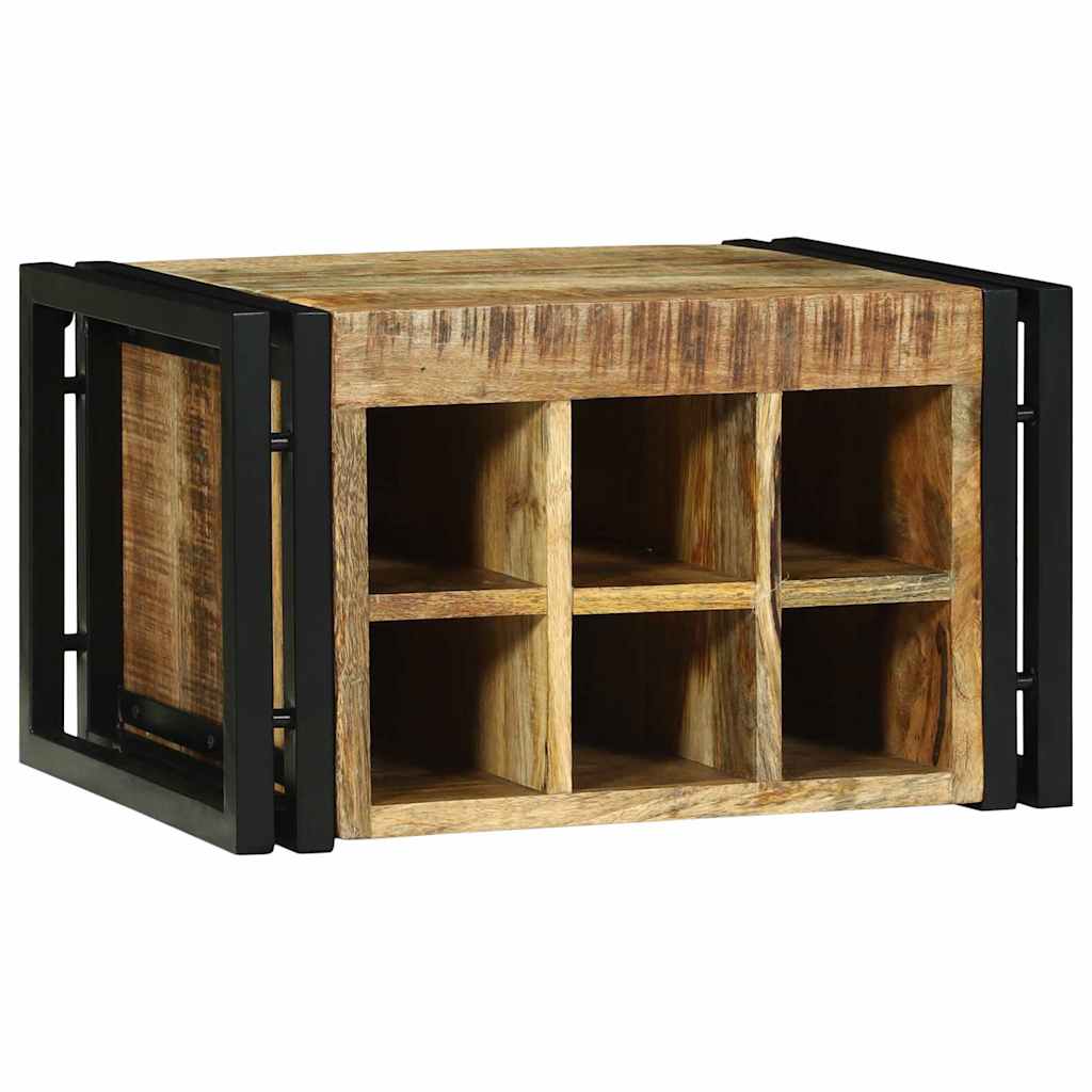 Weinregal 2 pcs 46 x 35 x 27,5 cm Massivholz Mango