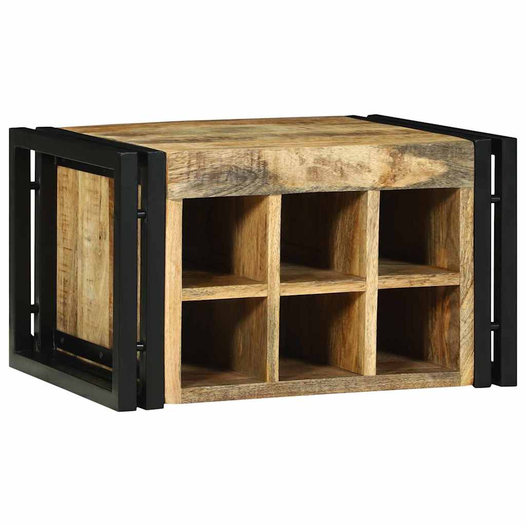 Weinregal 2 pcs 46 x 35 x 27,5 cm Massivholz Mango