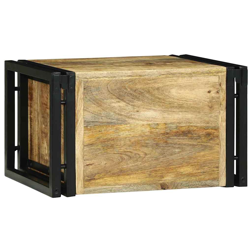 Weinregal 2 pcs 46 x 35 x 27,5 cm Massivholz Mango