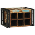 Weinregal 2 pcs 46 x 35 x 27,5 cm Massives upgecyceltes Holz