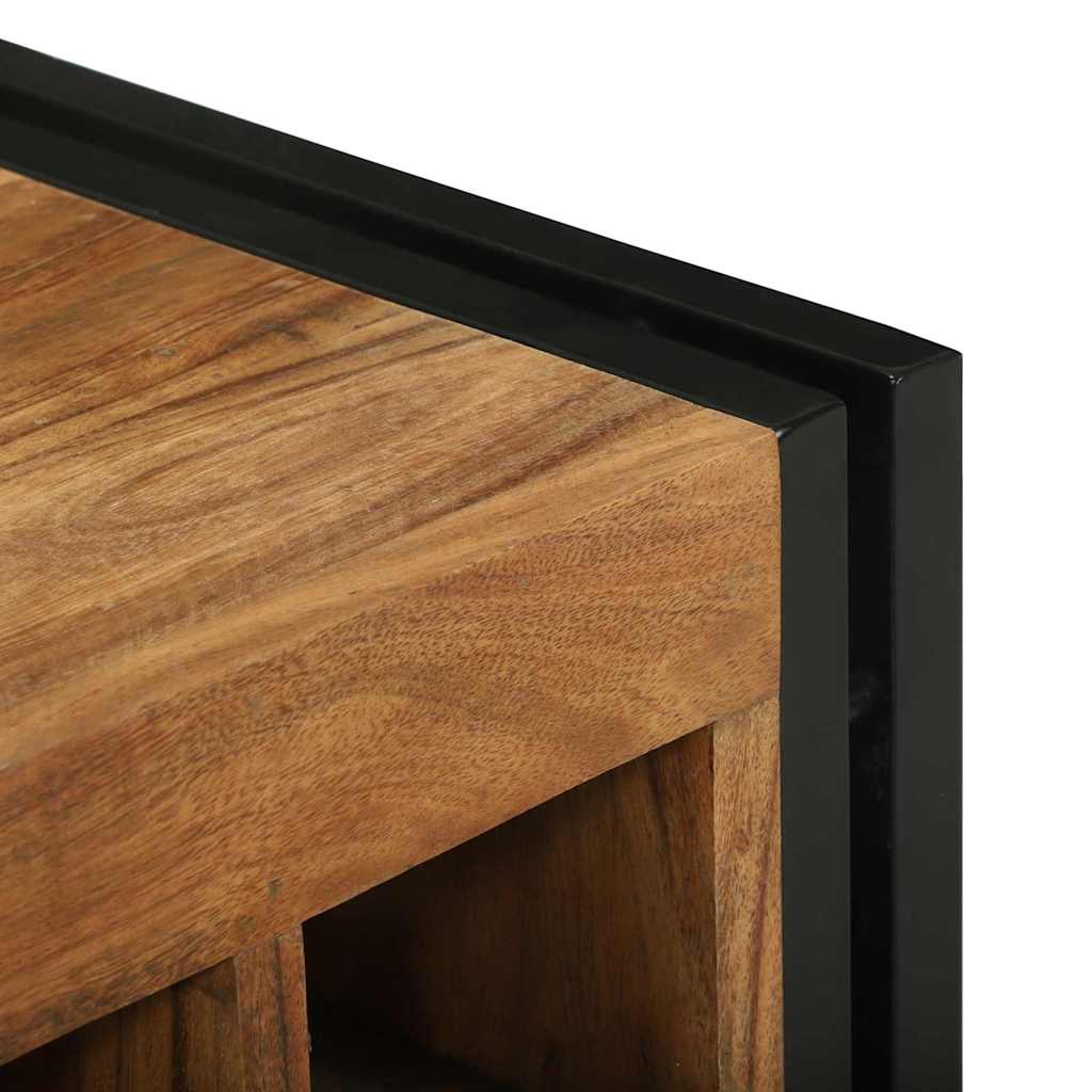 Weinregal 2 pcs 46 x 35 x 27,5 cm Massivholz Akazie