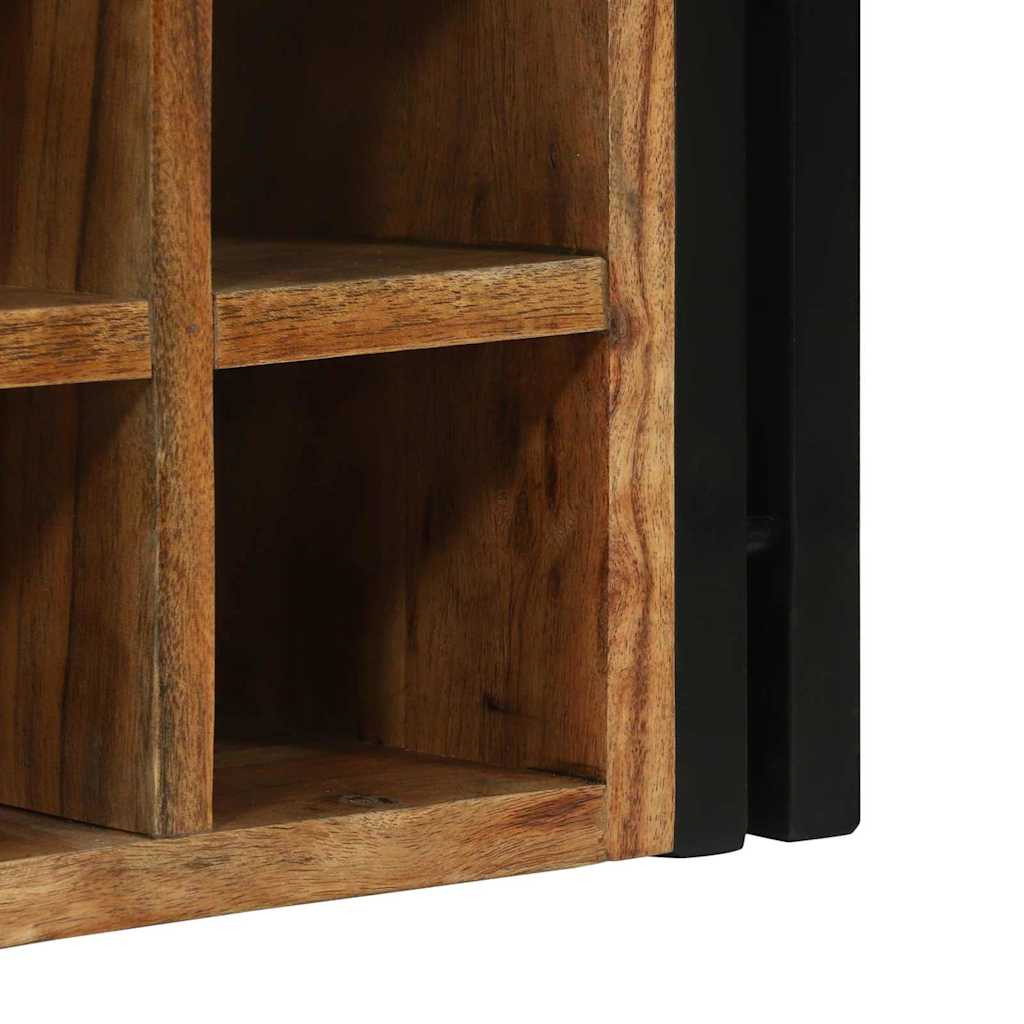 Weinregal 2 pcs 46 x 35 x 27,5 cm Massivholz Akazie