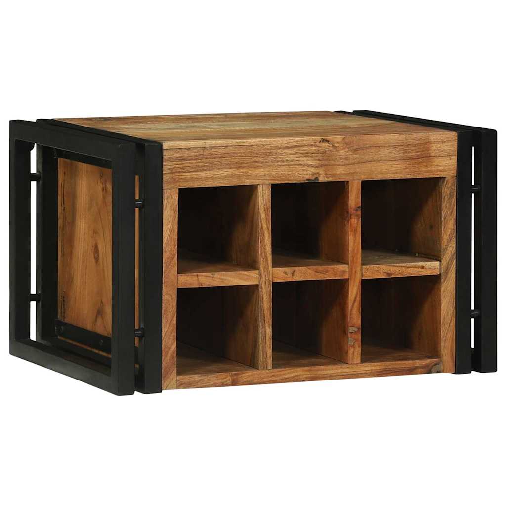Weinregal 2 pcs 46 x 35 x 27,5 cm Massivholz Akazie