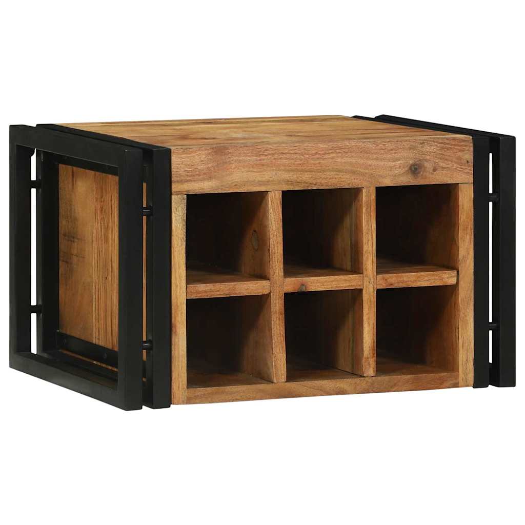 Weinregal 2 pcs 46 x 35 x 27,5 cm Massivholz Akazie
