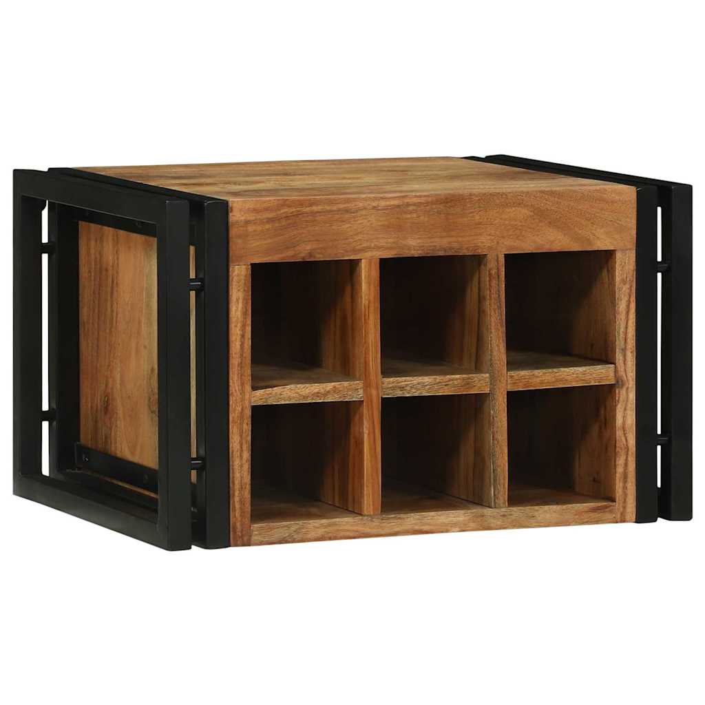 Weinregal 2 pcs 46 x 35 x 27,5 cm Massivholz Akazie