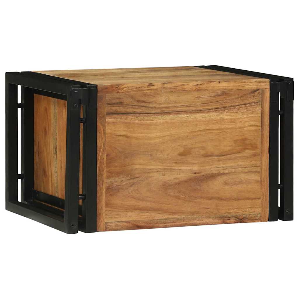 Weinregal 2 pcs 46 x 35 x 27,5 cm Massivholz Akazie