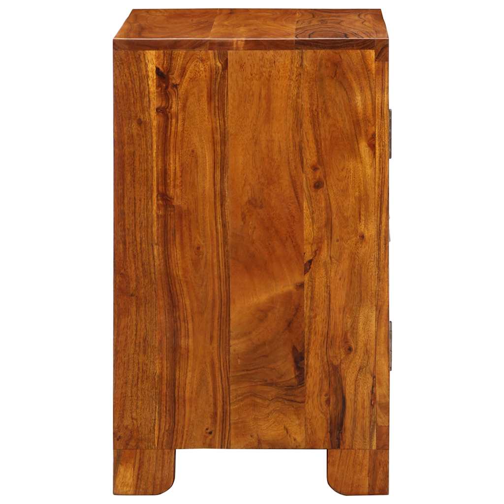 Sideboard Mehrfarbig 50x35x60 cm Massivholz Akazie