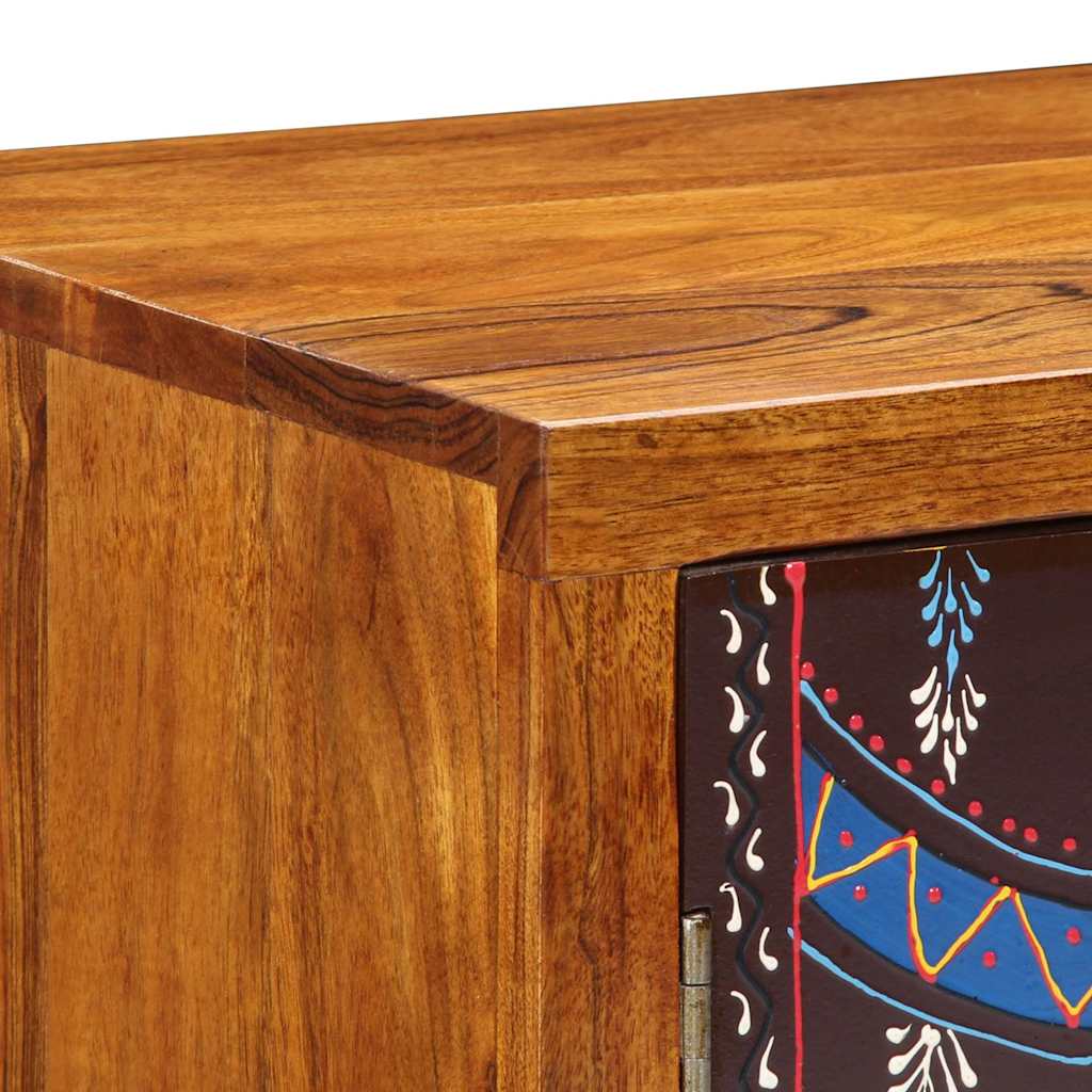 Sideboard Mehrfarbig 50x35x60 cm Massivholz Akazie