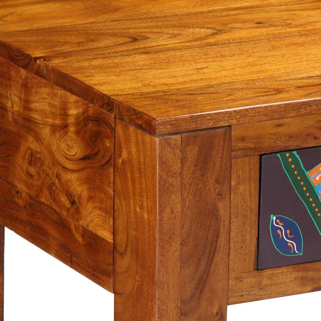 Schreibtisch mit Schubladen mit Speicher Braun 110 x 50 x 73 cm
