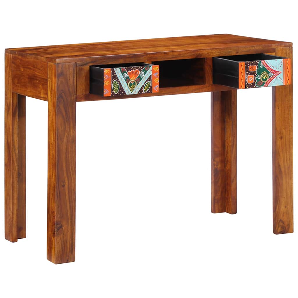 Schreibtisch mit Schubladen mit Speicher Braun 100 x 50 x 75 cm