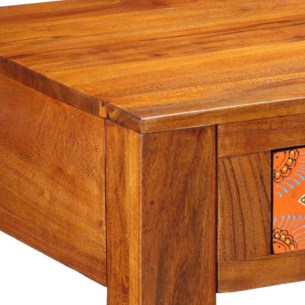 Schreibtisch mit Schubladen mit Speicher Braun 100 x 50 x 75 cm