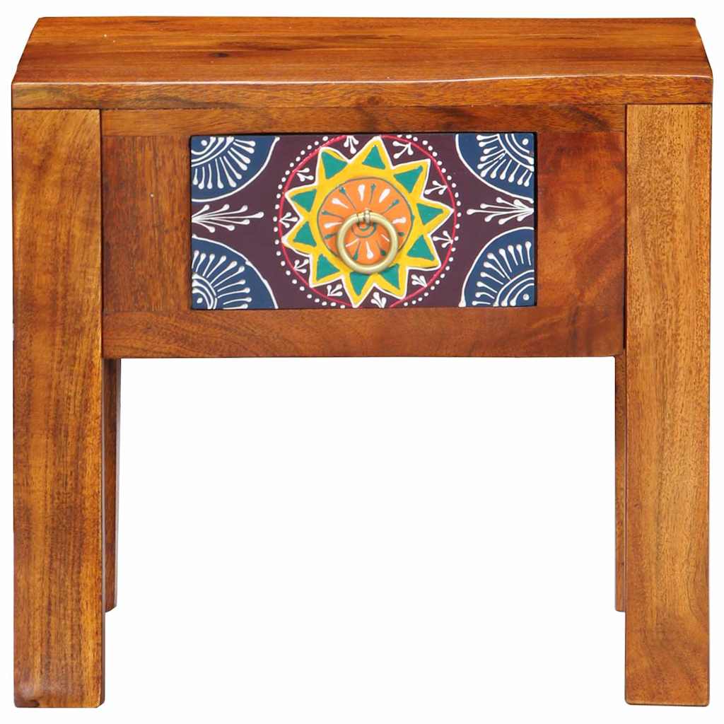 Beistelltisch mit Schubladen mit Speicher Braun 40 x 30 x 36 cm