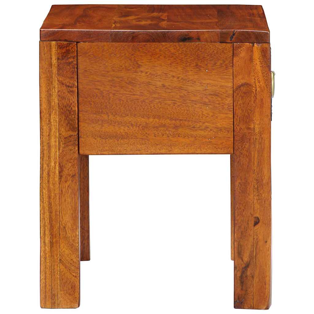 Beistelltisch mit Schubladen mit Speicher Braun 40 x 30 x 36 cm