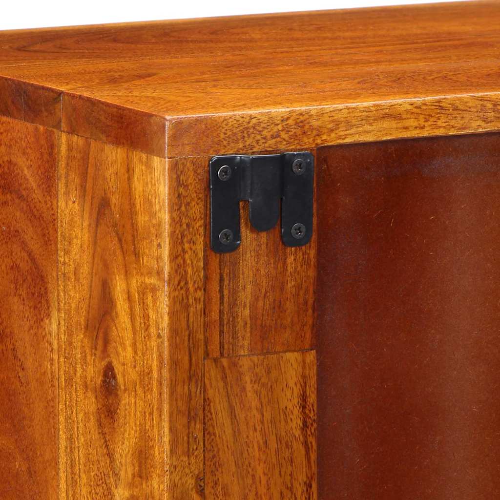 Nachttisch 2 pcs Braun 35 x 30 x 40 cm Massivholz Akazie