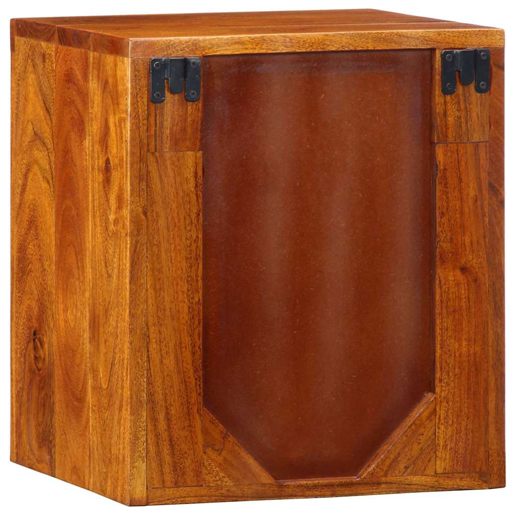Nachttisch 2 pcs Braun 35 x 30 x 40 cm Massivholz Akazie