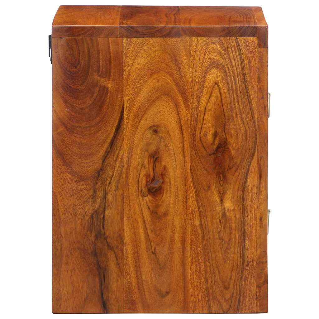 Nachttisch 2 pcs Braun 35 x 30 x 40 cm Massivholz Akazie