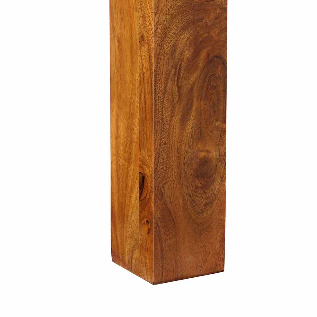 Schminktisch Braun 90 x 45 x 75 cm Massivholz Akazie