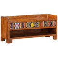 Schuhbank Honigbraun 100 x 35 x 45 cm Akazienmassivholz