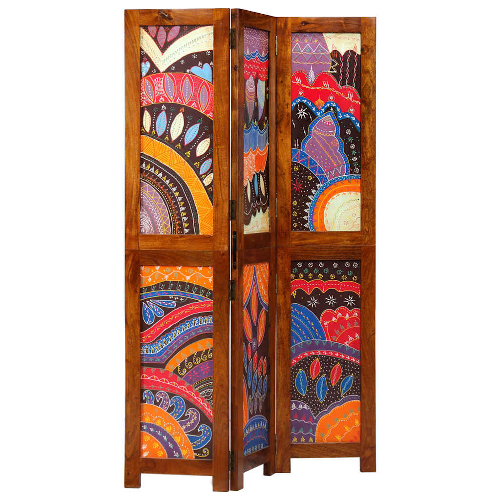 Raumteiler Honigbraun 105 x 1,5 x 160 cm Massivholz Akazie