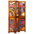 Raumteiler Honigbraun 105 x 1,5 x 160 cm Massivholz Akazie