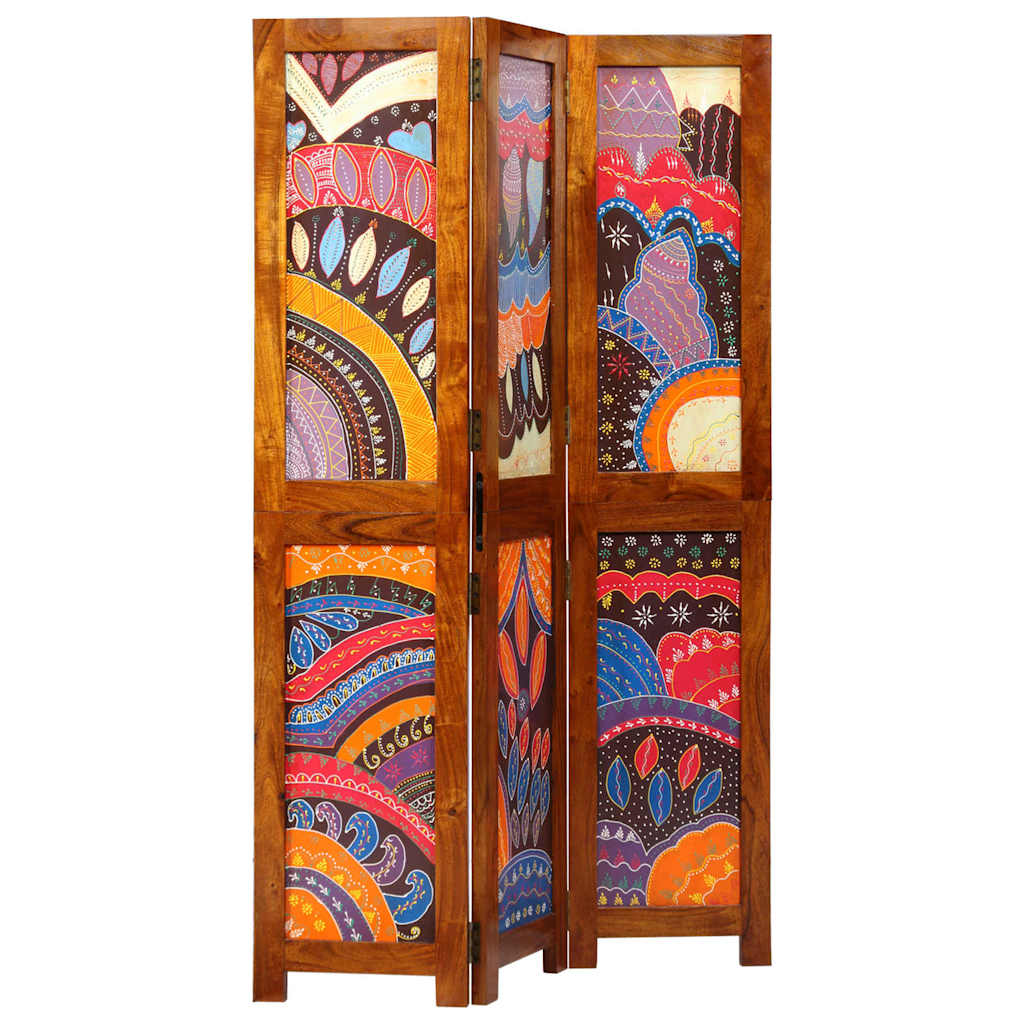 Raumteiler Honigbraun 105 x 1,5 x 160 cm Massivholz Akazie